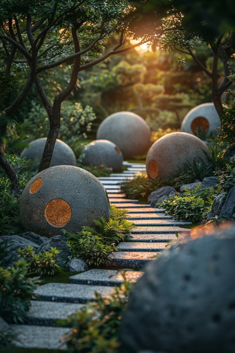27. Sculpted Spheres as Garden Accents - photo 2
