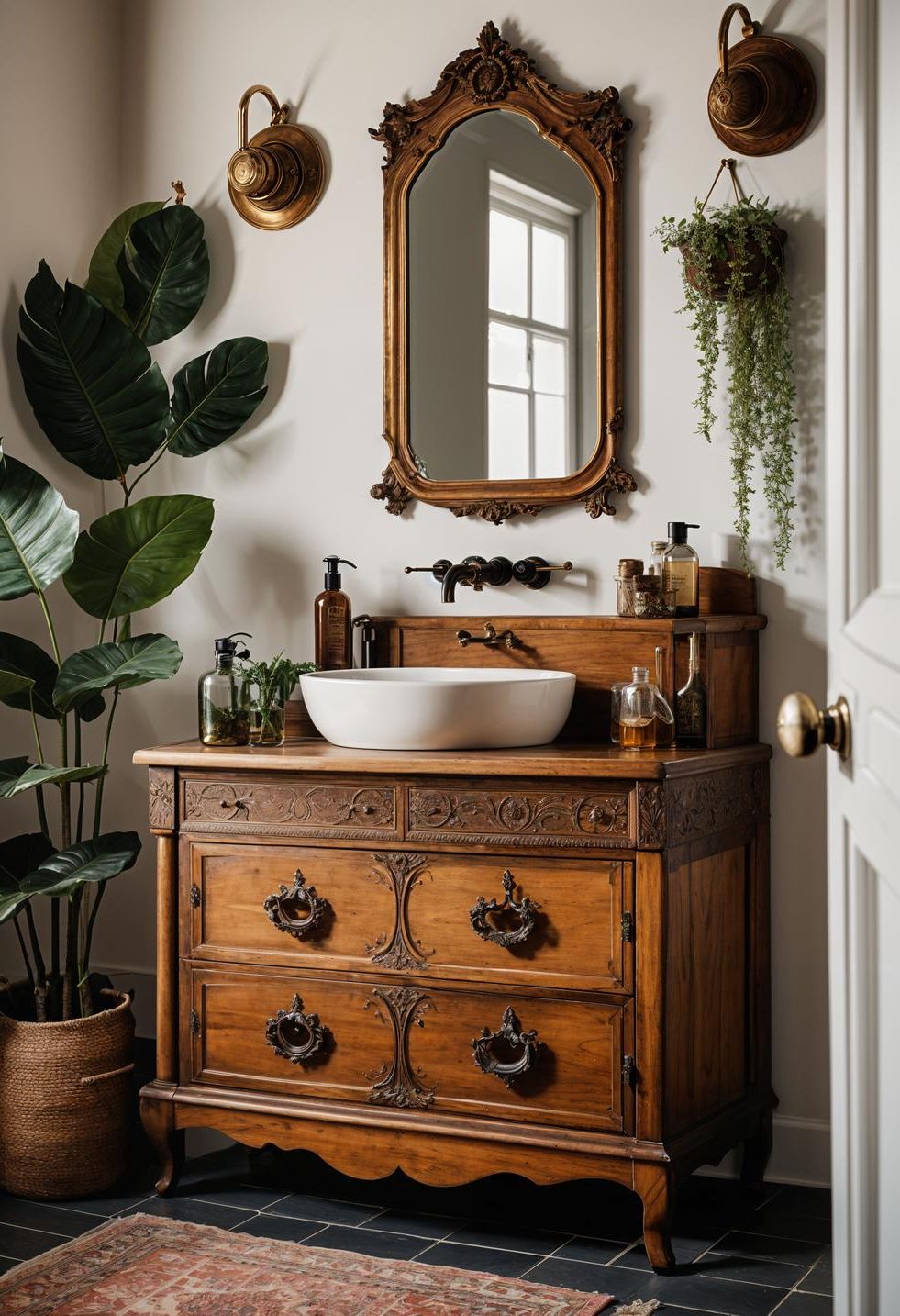 12. Boho Vanity Style Inspiration