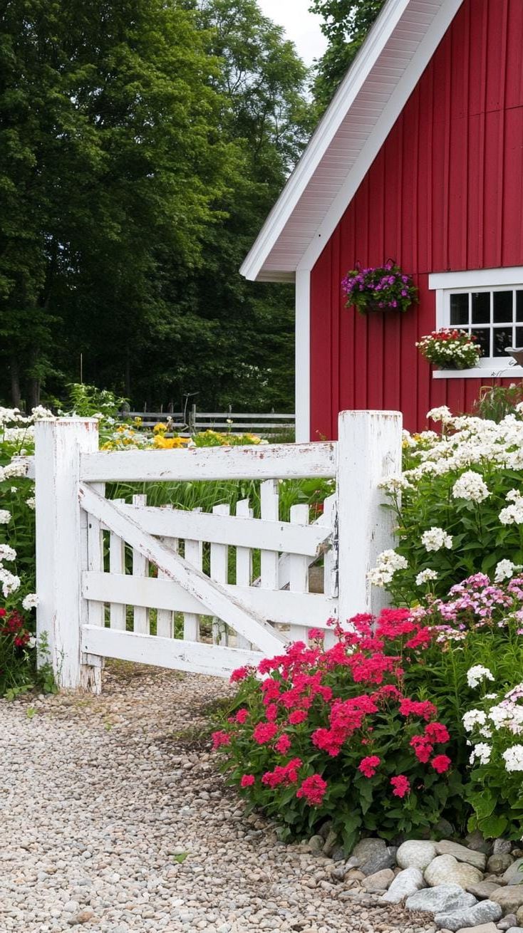 26. Vintage Barnyard Entry Amid Wild Bushes - photo 2