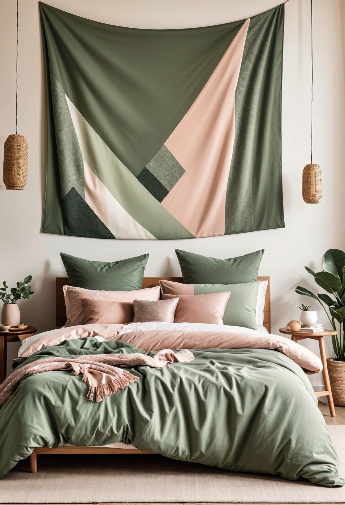 30. Standout Wall Art in Sage and Blush - photo 2
