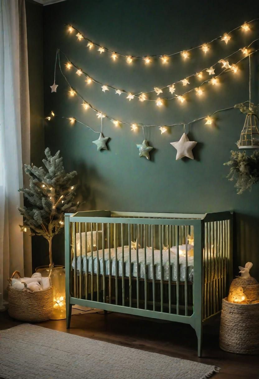 34. DIY Fairy Lights in Sage Green - photo 2
