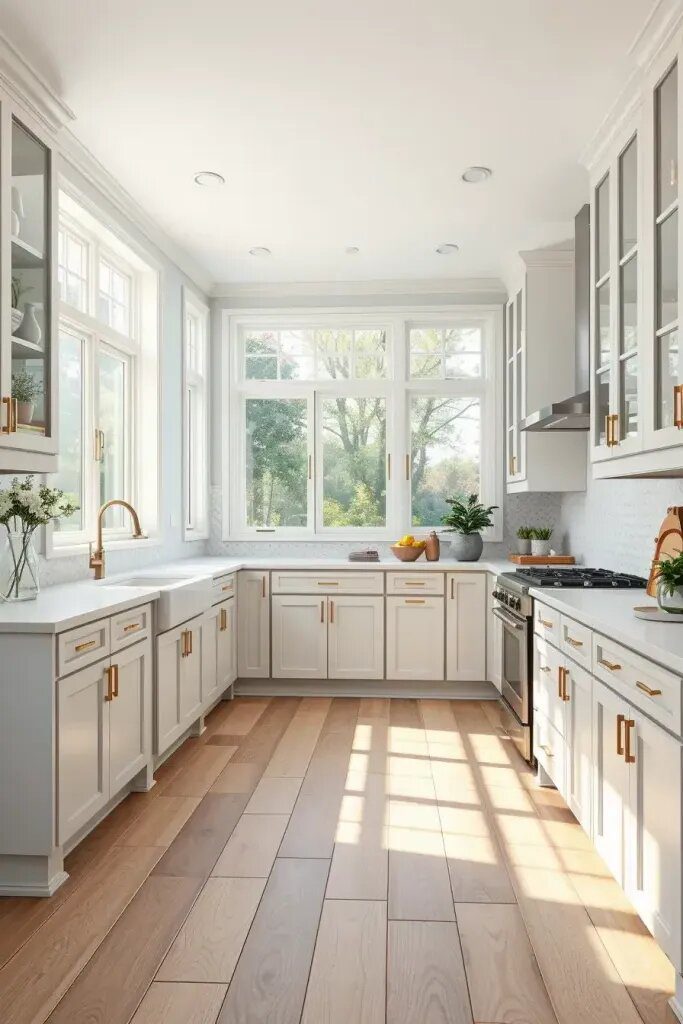 Light Gray Cabinets to Open Up a Kitchen - photo 2