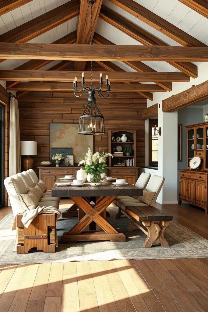Bringing Rustic Charm with Country Wood Accents