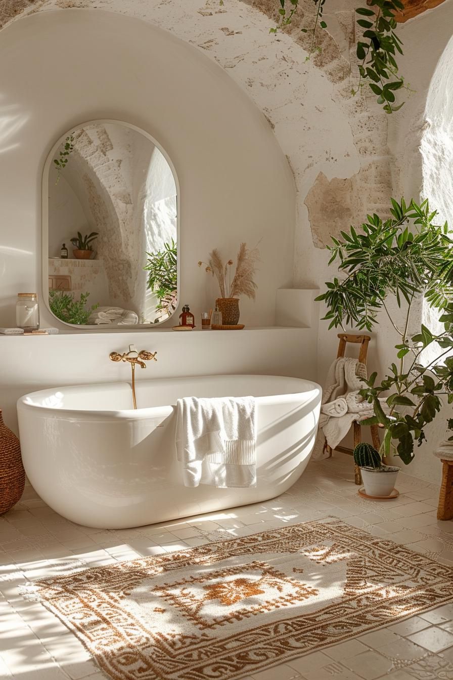 18. Mediterranean-Style Sunroom Bathroom - photo 2