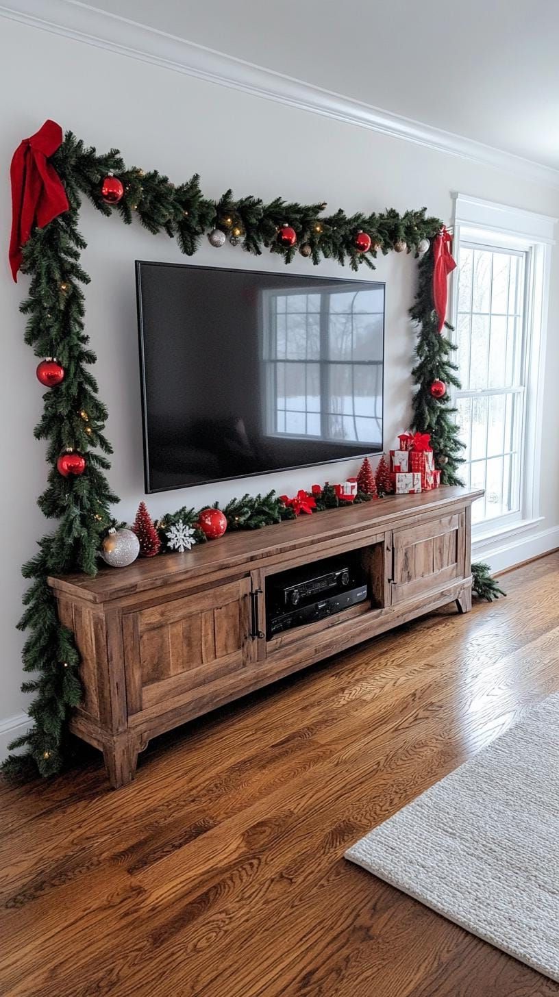 10. Transitional TV stand blending classic and modern decor - photo 2