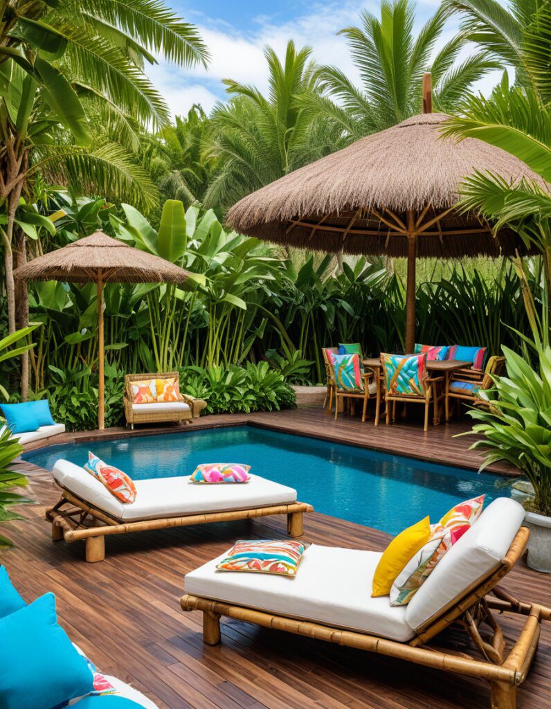 Building a Tropical Oasis Around Your Pool
