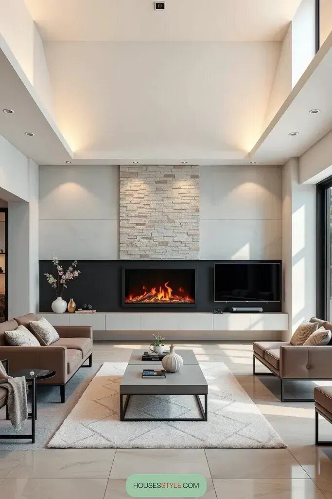 Sleek Fireplace Designs for Tight Spaces - photo 2
