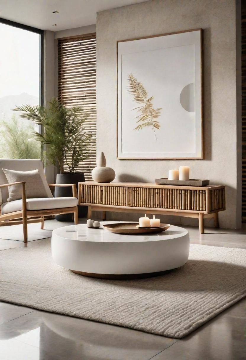 47. Spa-Inspired Serene Living Room