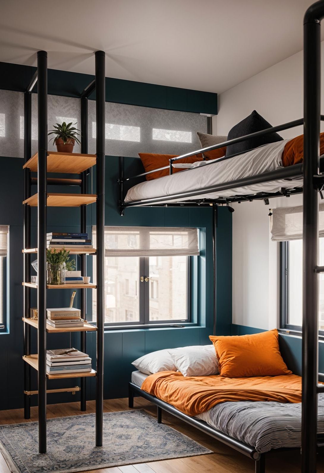 16. DIY Fabric and PVC Room Divider