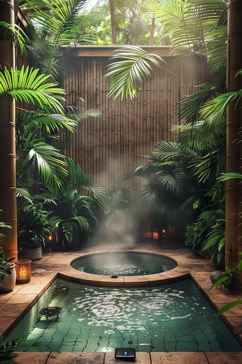 9. Bamboo-Framed Jacuzzi Garden Retreat - photo 2