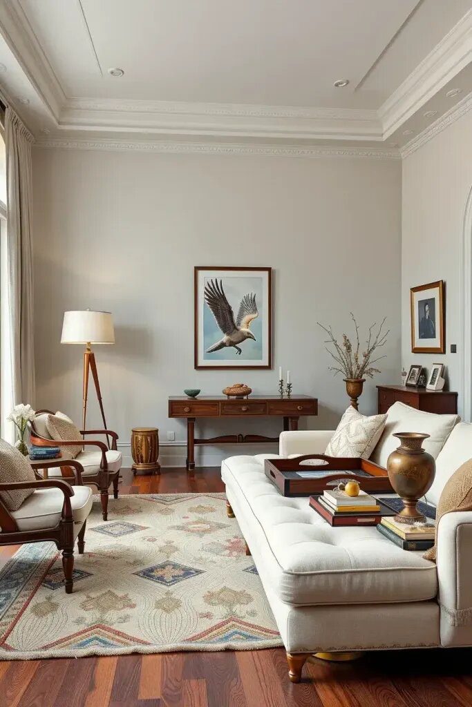 Pairing a Modern Sofa with a Classic Coffee Table