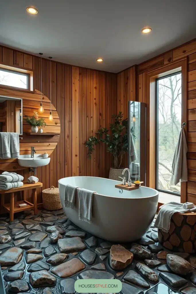 Spa-Style Rustic Bathroom Ideas to Try