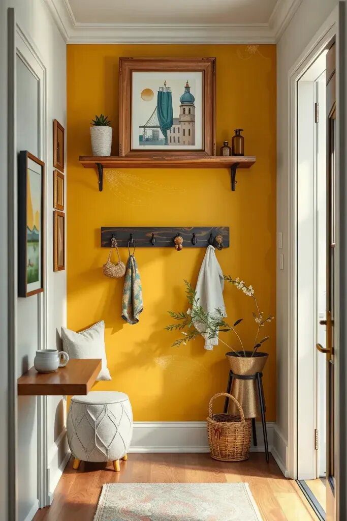 Hand-Painted Wall Hooks for a Stylish Entryway Detail - photo 2