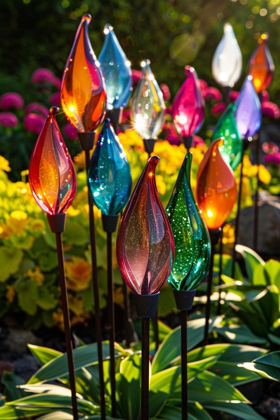 11. Glass Garden Stake Projects - photo 3
