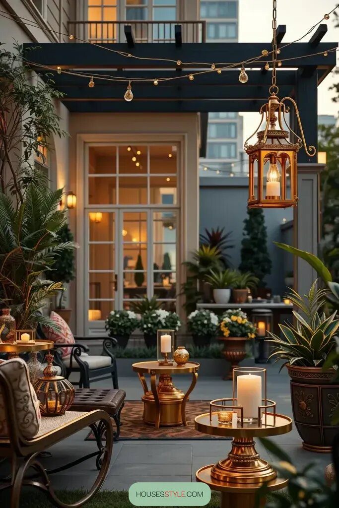 Adding Gold Accents for a Luxe Finish