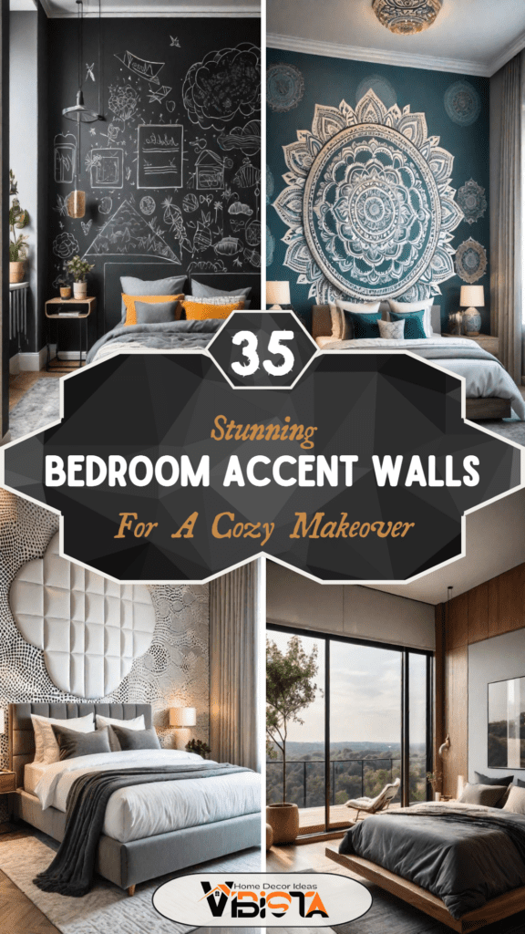 35 Stunning Bedroom Accent Walls For A Cozy Makeover