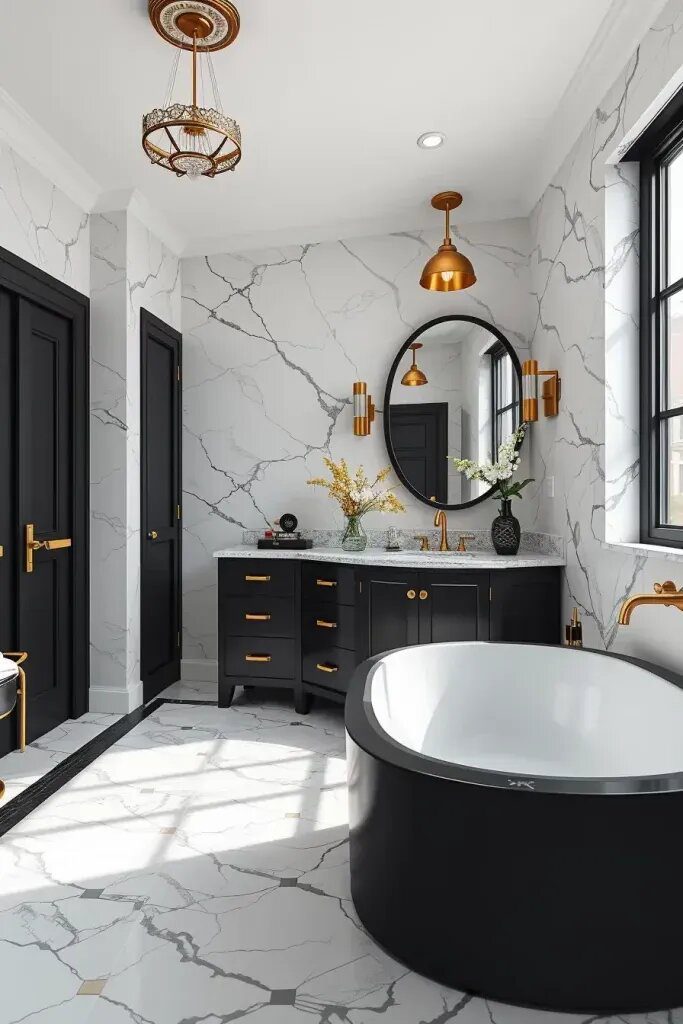 Bold Color Combinations for Bathrooms