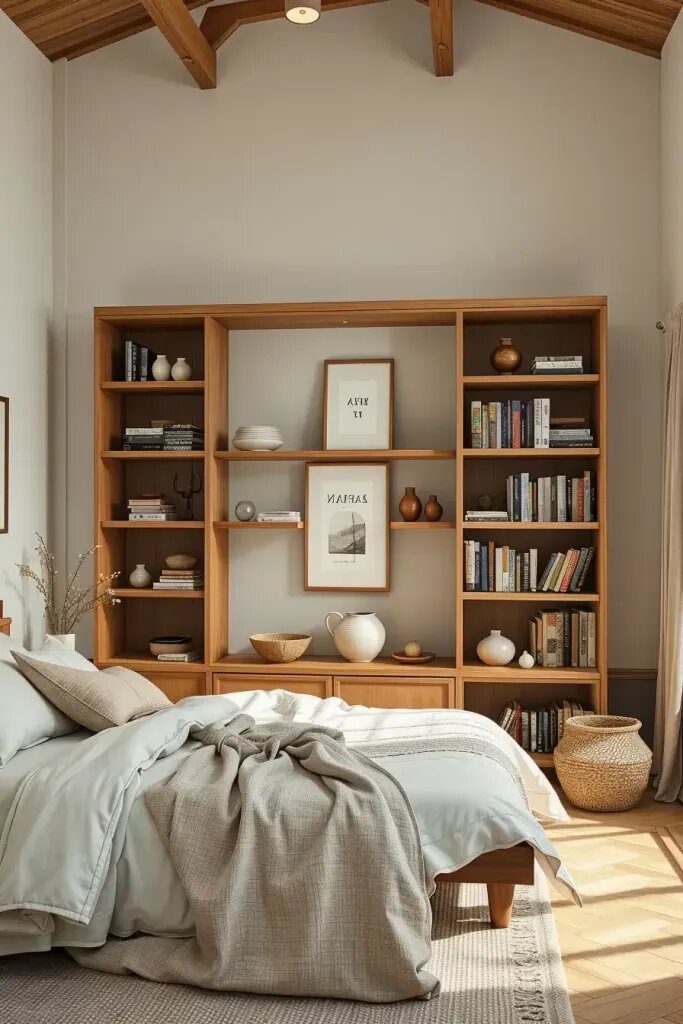 5 Ways Japandi Bookshelves Bring Calm to a Room - photo 2