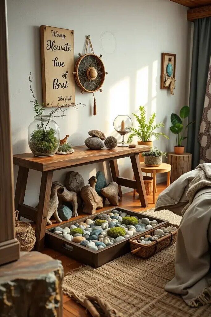 Using Pebbles and Moss for Ground-Level Decor - photo 2