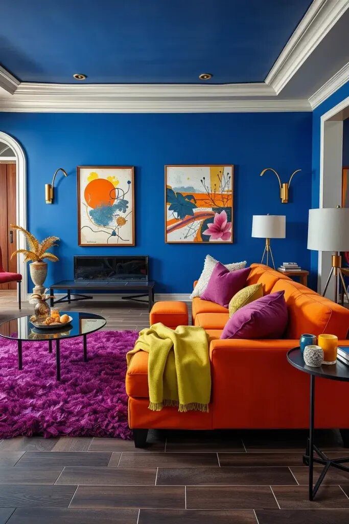 Bold colors working together, creating a beautiful clash