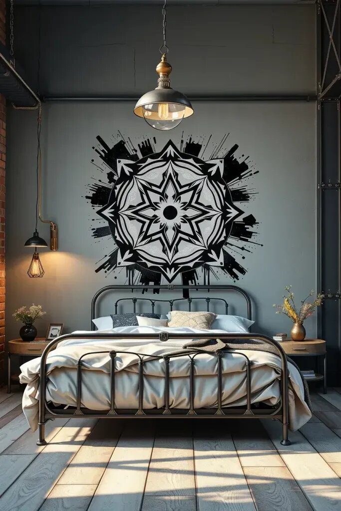 Spray Paint Stencil Wall Art