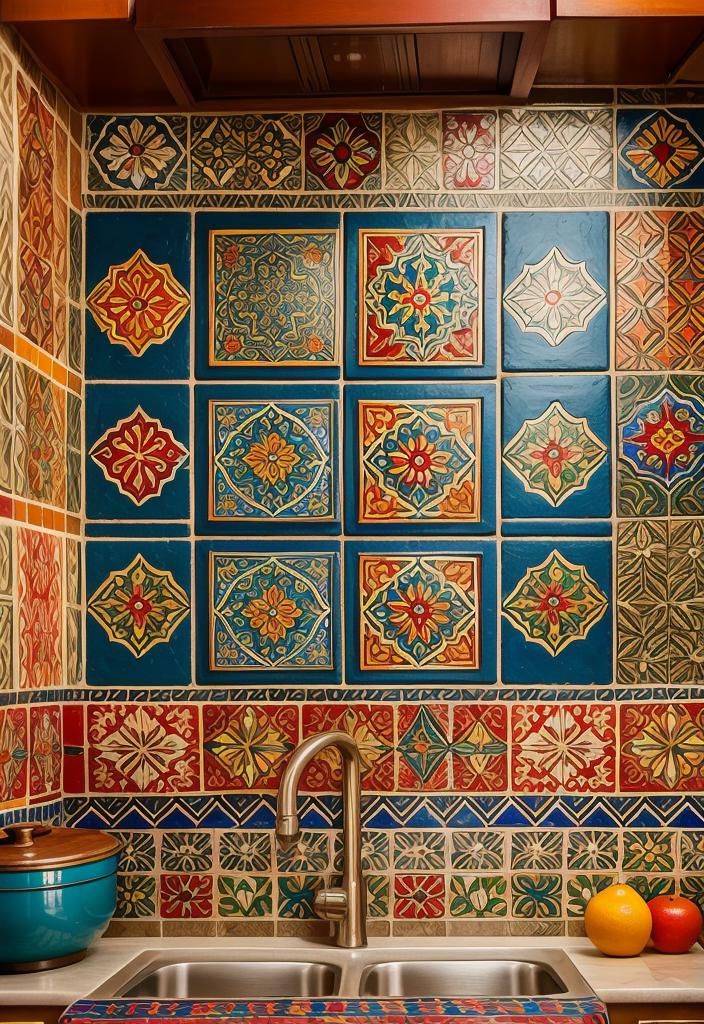 27. Bold Ethnic Backsplash Patterns - photo 2