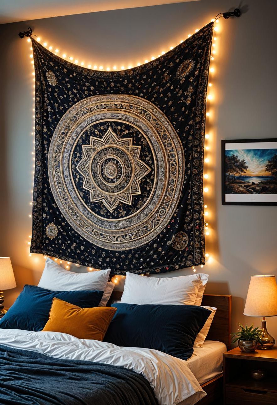 17. Personalized Tapestry Wall Decor