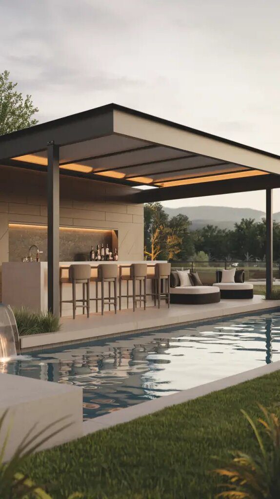 5) Versatile Pool Pavilion Design Ideas - photo 2