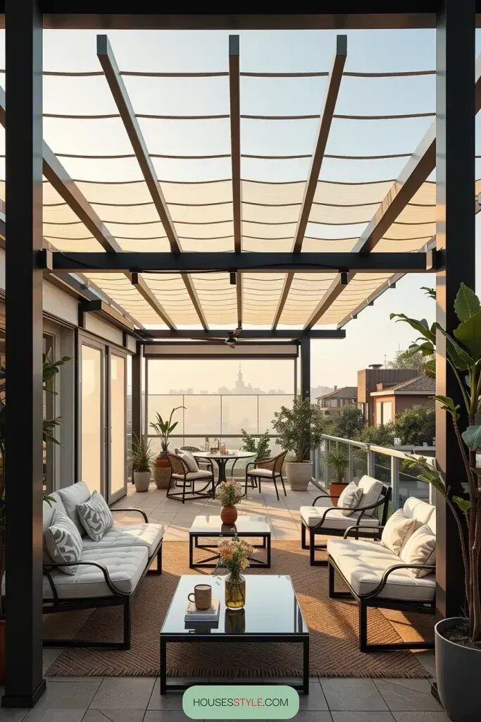 Pergolas With Smart High-Tech Roof Upgrades