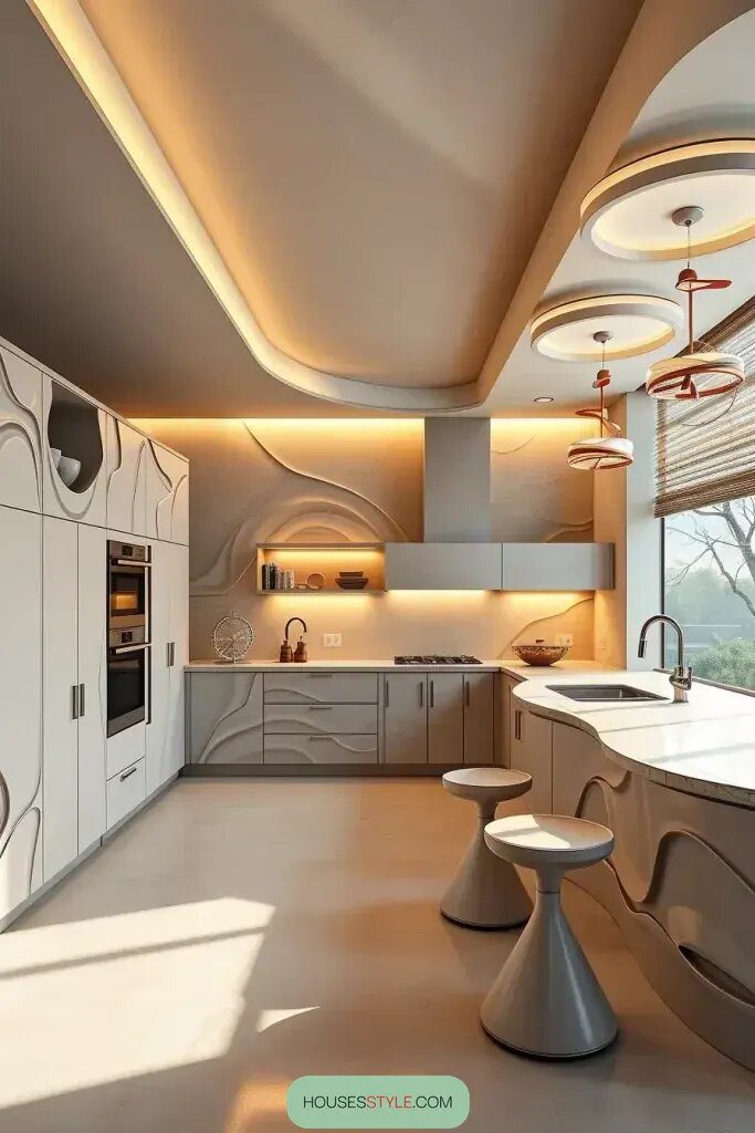 Whimsical Kitchens With Irregular Geometric Shapes - photo 2