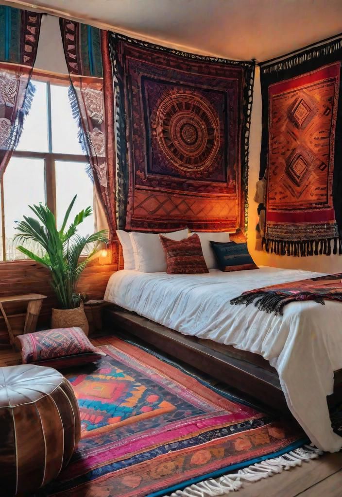 22. Boho Tapestry Patterns For Bedrooms