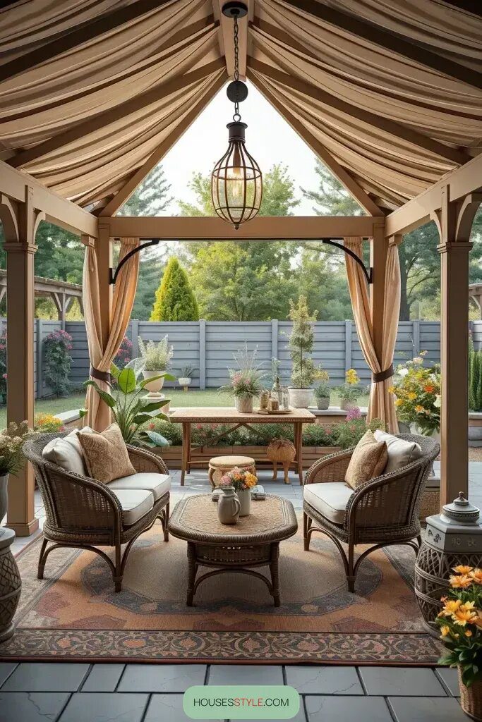 Comfortable Wicker Seating Arrangements - photo 2