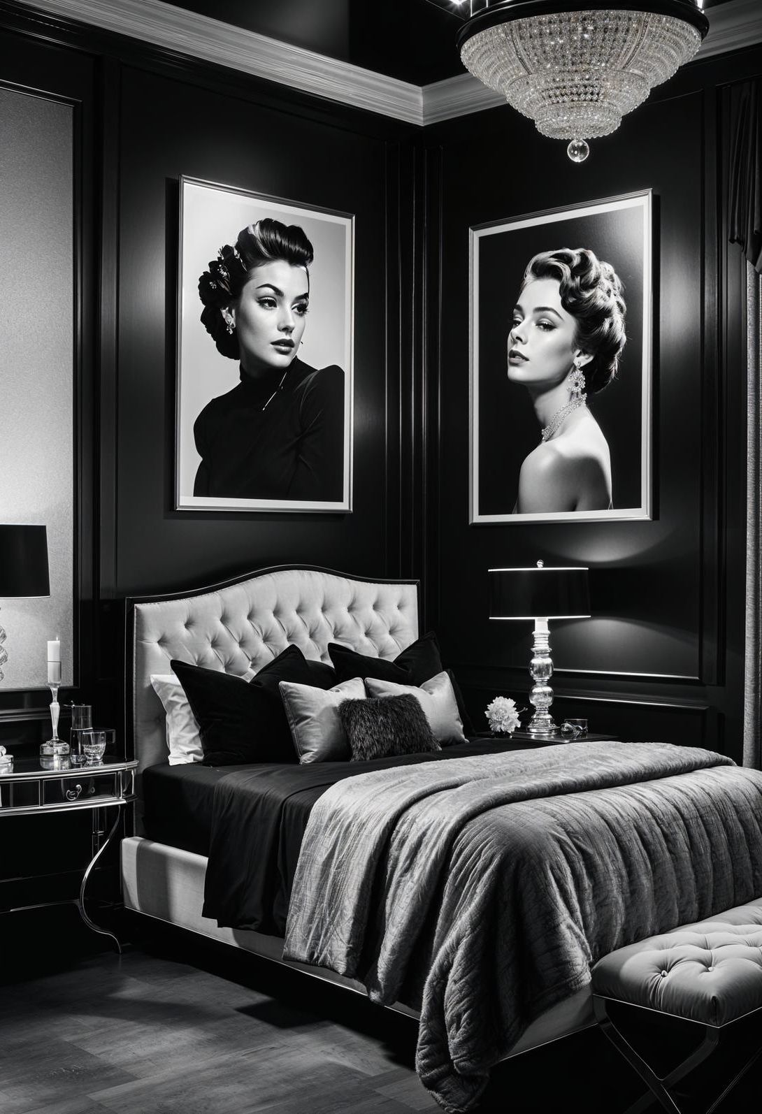 43. Old Hollywood Glam Room Ideas