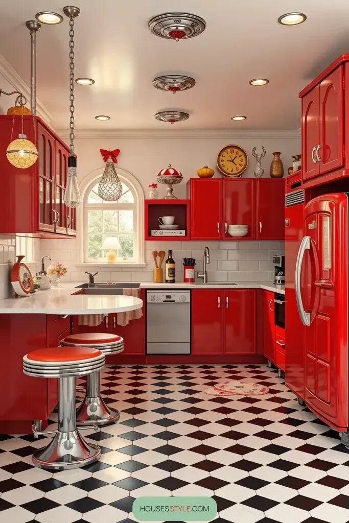 Upgrading Your Kitchen with Stylish Red Cabinets