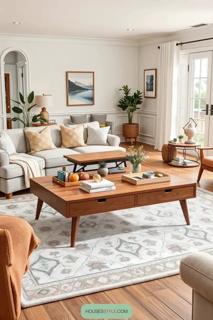 Clever Coffee Tables with Hidden Storage Compartments