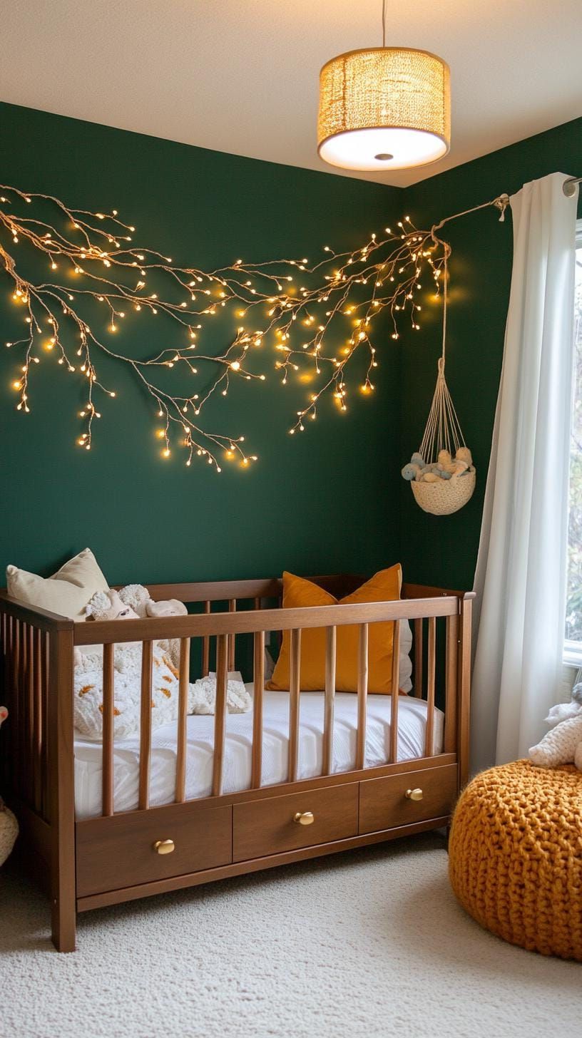 9. Emerald Forest Nursery in Rich Jewel Tones - photo 2