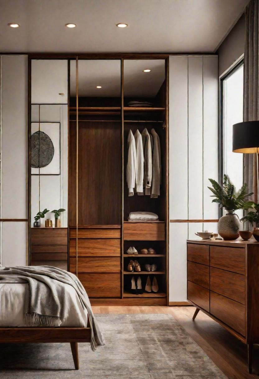 39. Custom Closet Doors for Mid-Century Bedrooms