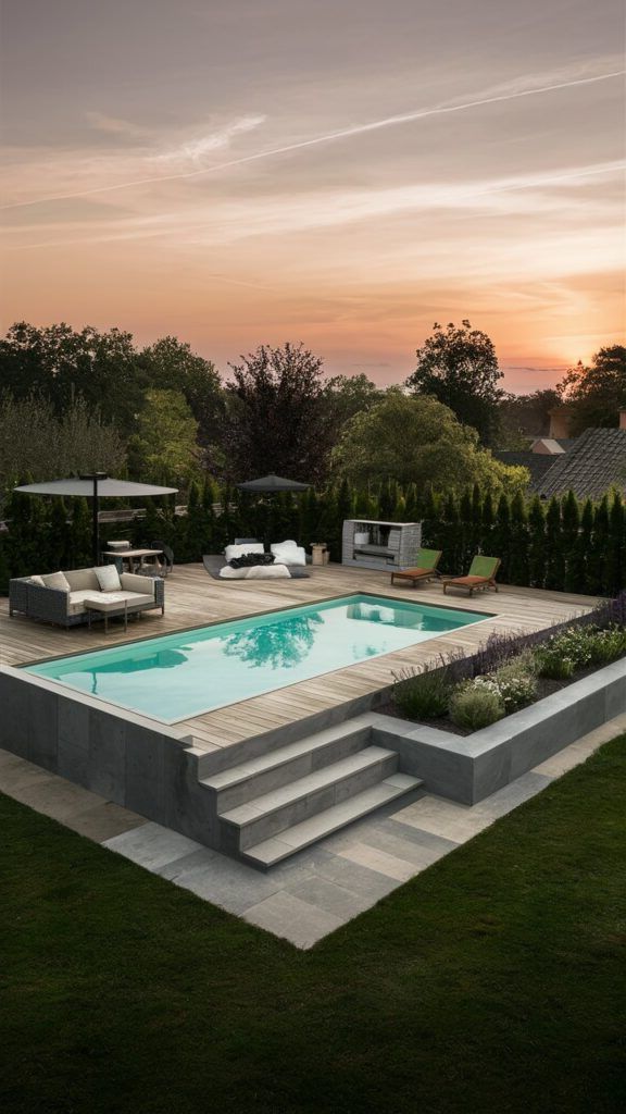 12. Turn Your Pool into an Infinity Oasis
