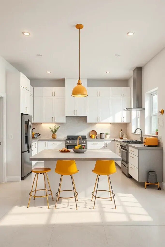 Brighten Up Your Kitchen with Modern Butter Yellow Accents - photo 2