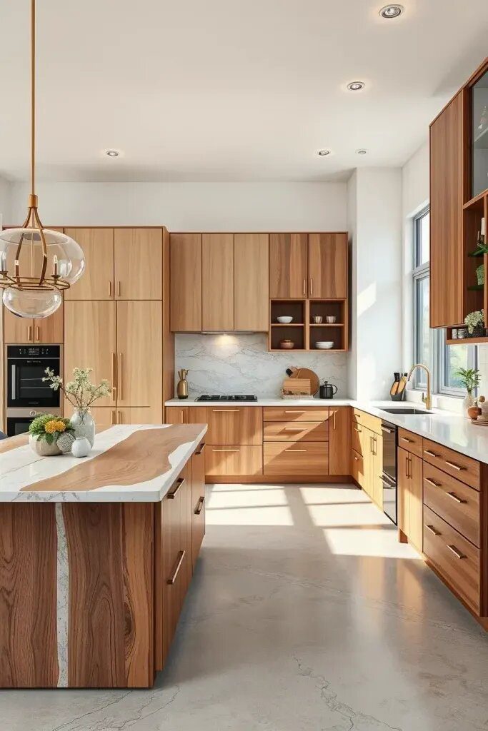 Two-Tone Wood Cabinets for a Modern Contrast - photo 2