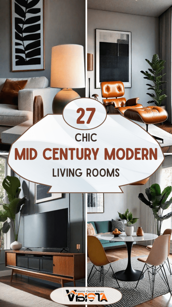 27 Beautiful Mid Century Modern Living Rooms