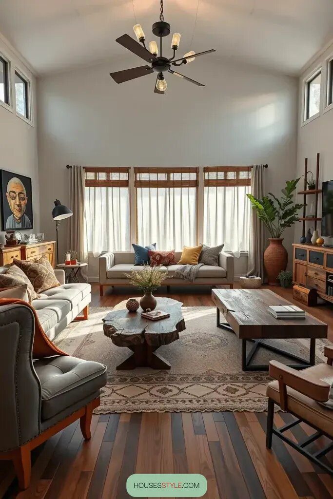 Mixing Contemporary Style with Natural Wood Furniture - photo 2