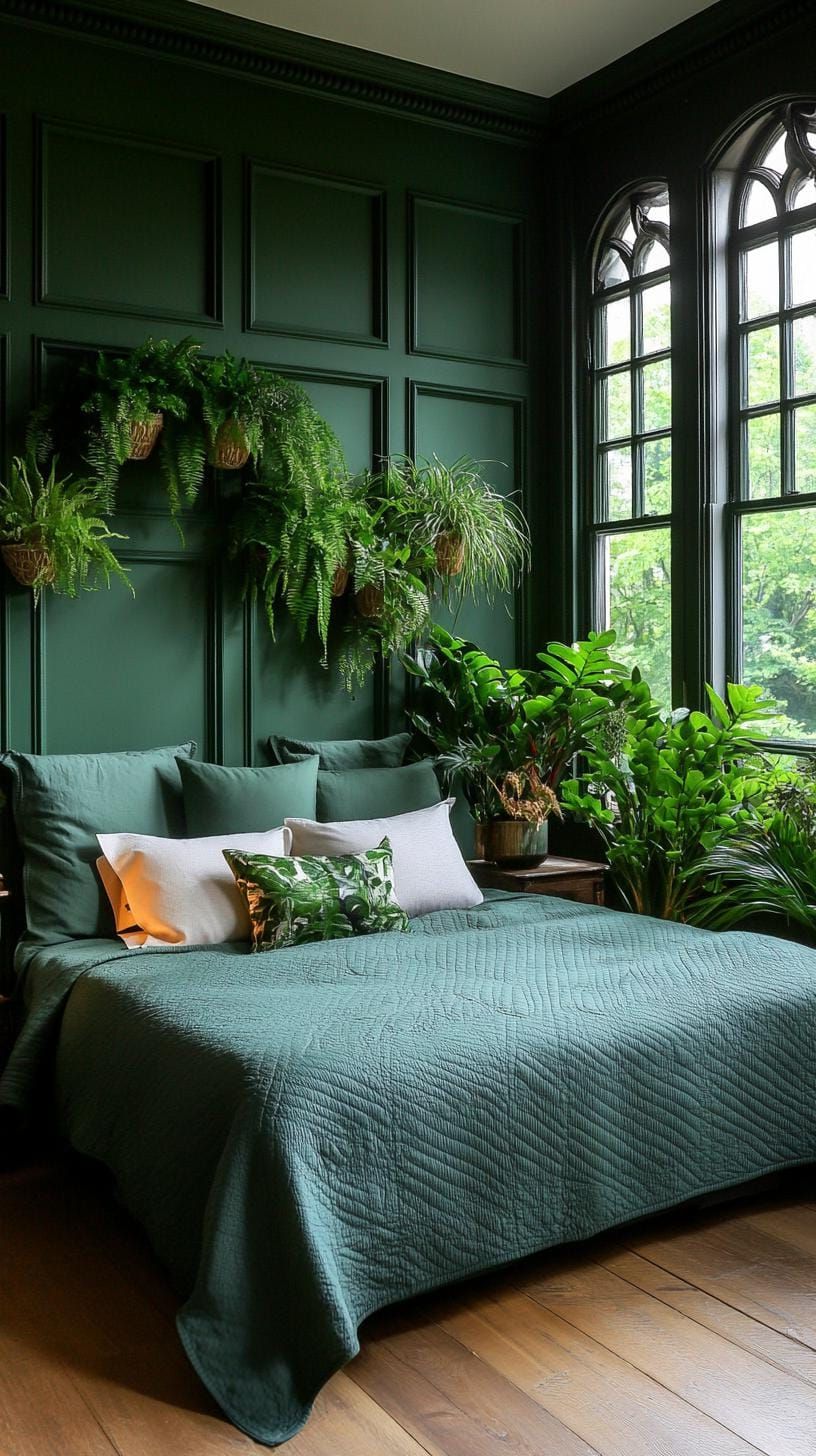 3. Botanical Sanctuary Bedroom