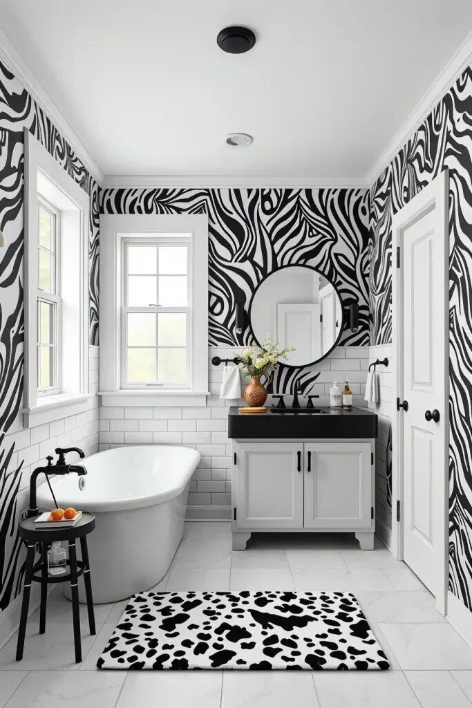 Classic Black and White Animal Prints