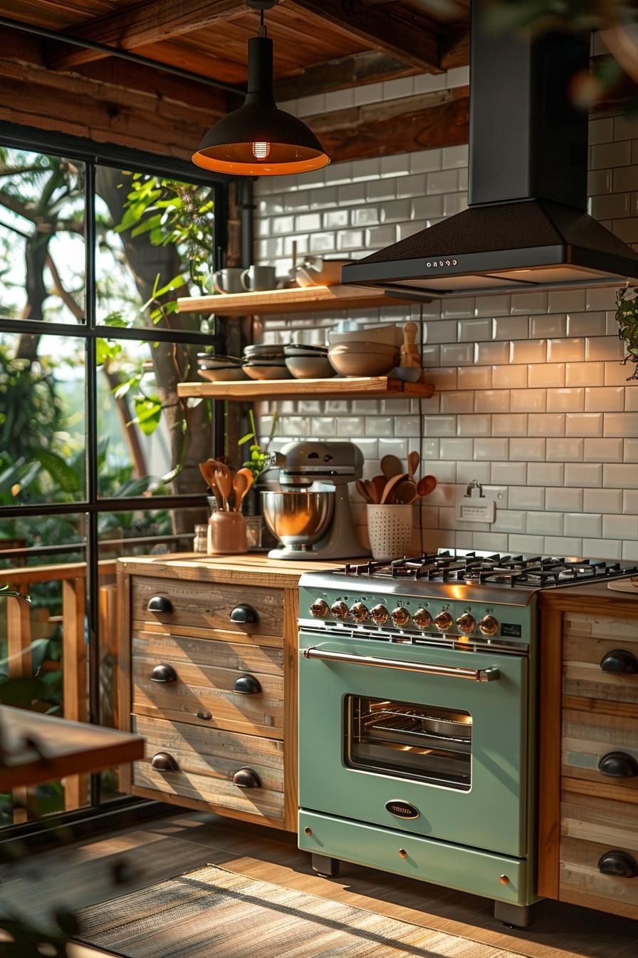 13. Retro-Style Kitchen Appliances