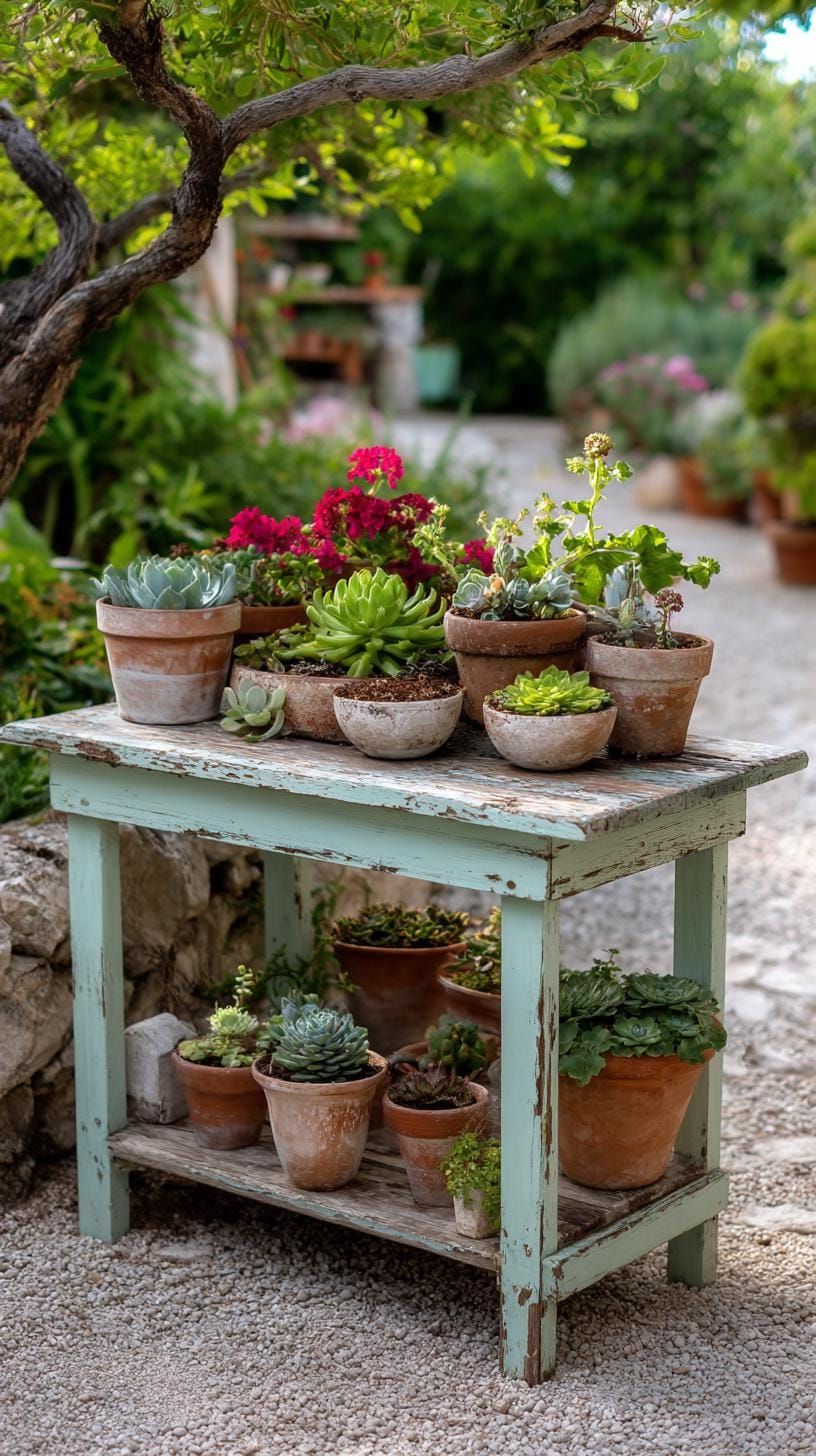 12. Vintage Table Styled With Terracotta Pots - photo 2