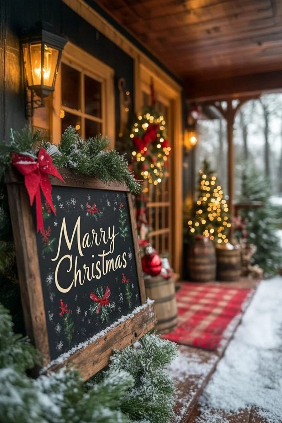 10. Wooden Signs With Holiday Script - photo 2