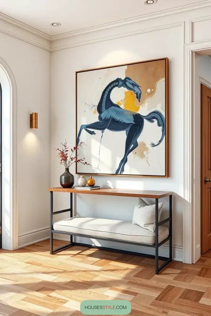 Artistic Accents That Welcome Guests Inside - photo 2