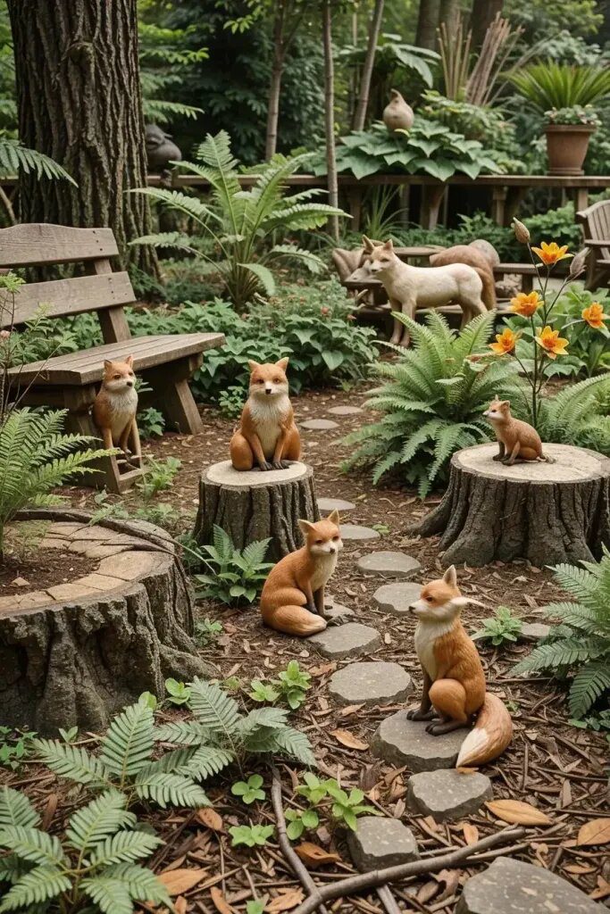 Adorable Woodland Creature Figurines for Your Garden
