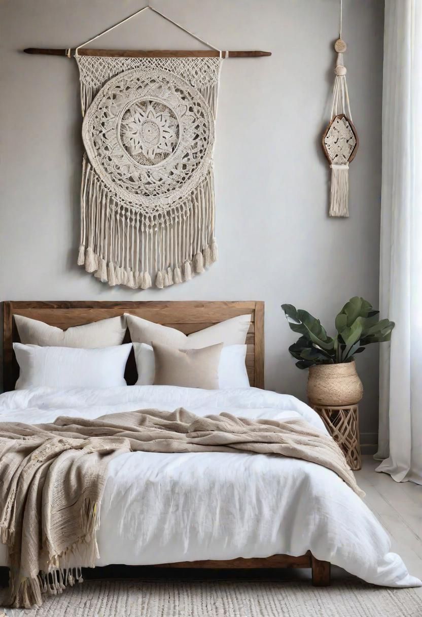 1. Minimalist Boho Bedroom Ideas